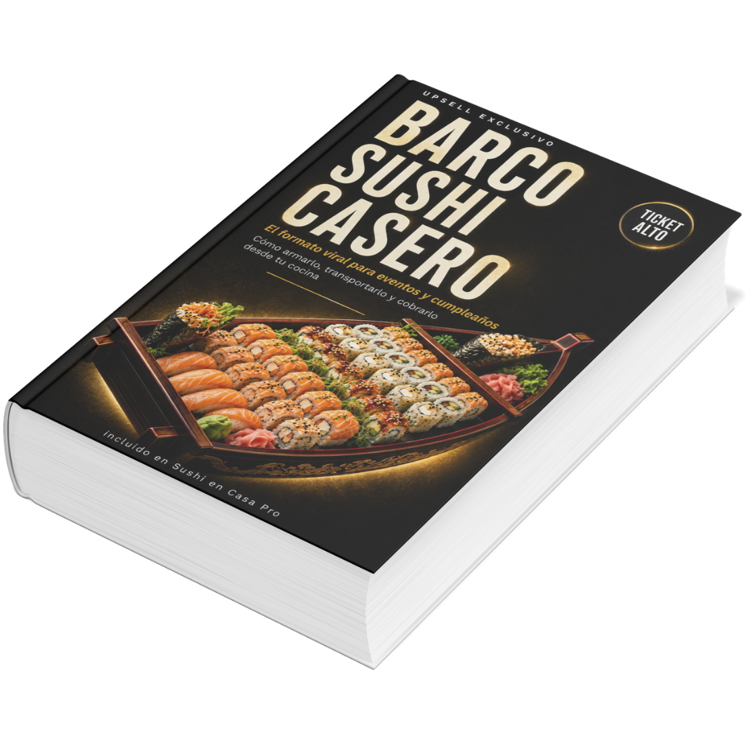 Guía del Barco Sushi Casero: Armá el plato viral para eventos y cumpleaños