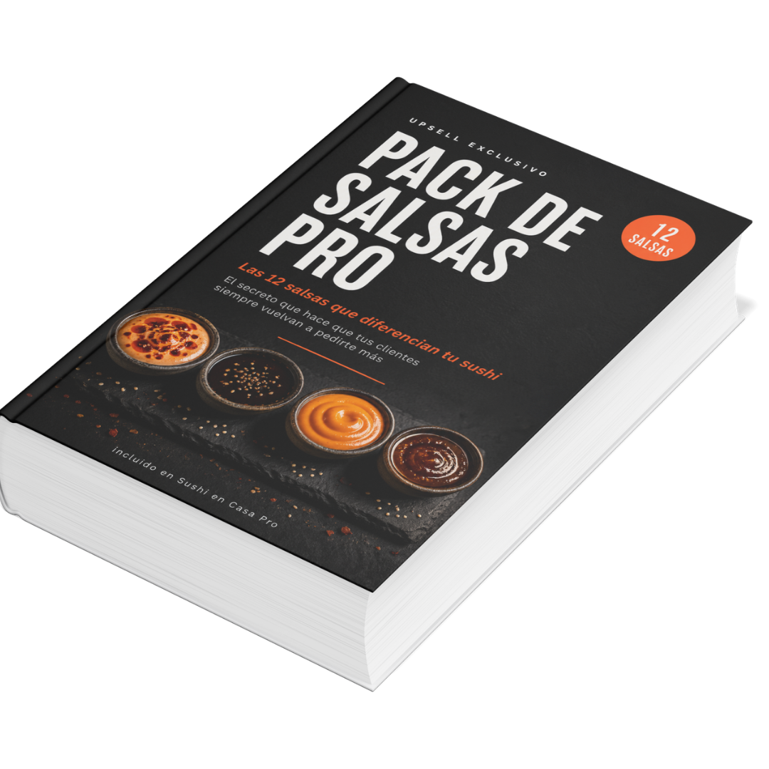 Pack de Salsas Pro: Las 12 salsas que diferencian tu sushi